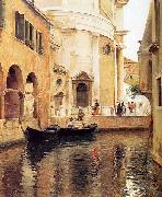 Julius L.Stewart Rio della Maddalena oil